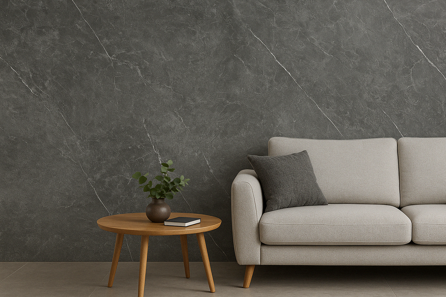 Revestimiento interior Panel PVC Concret Black