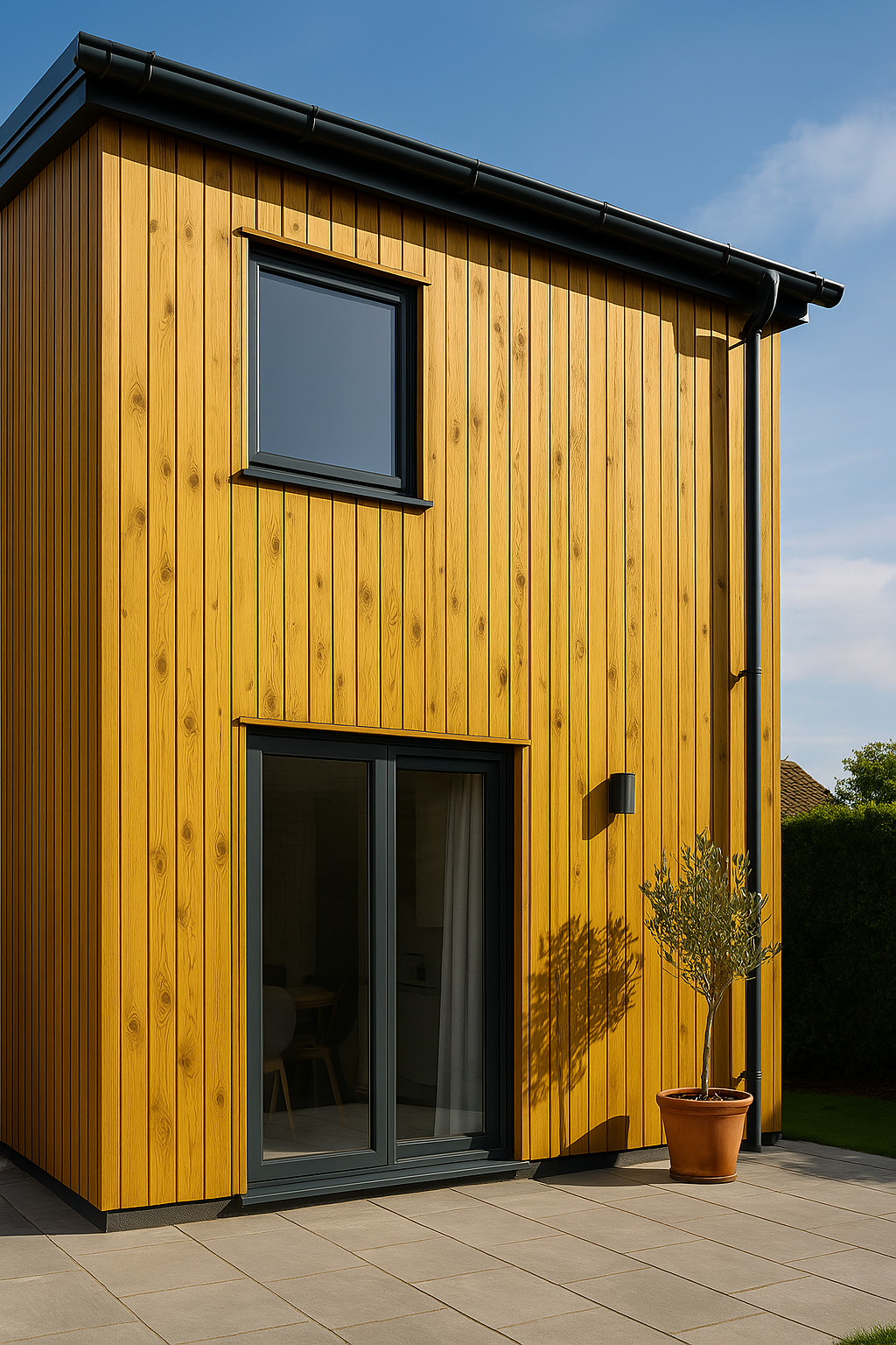 Revestimiento Exterior Metal Siding Oregon – Siding Metálico con Poliuretano Imitación Madera