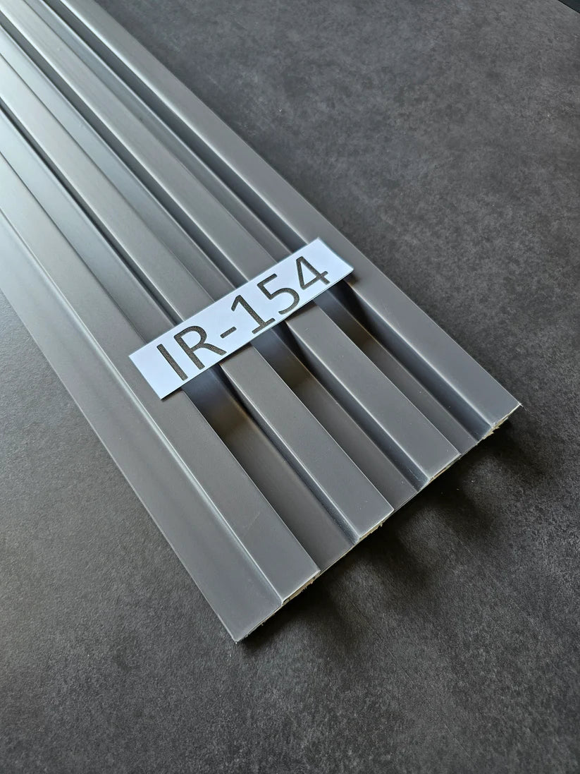 PVC Wood Panel Gris liso