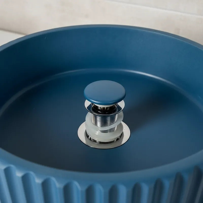 Lavamanos elegante Blue Cemento Azul