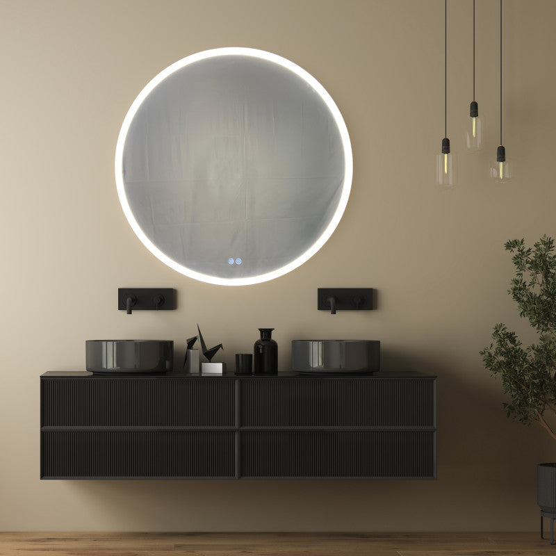 Espejo Circular Antiempañante con Luz LED – 76 cm