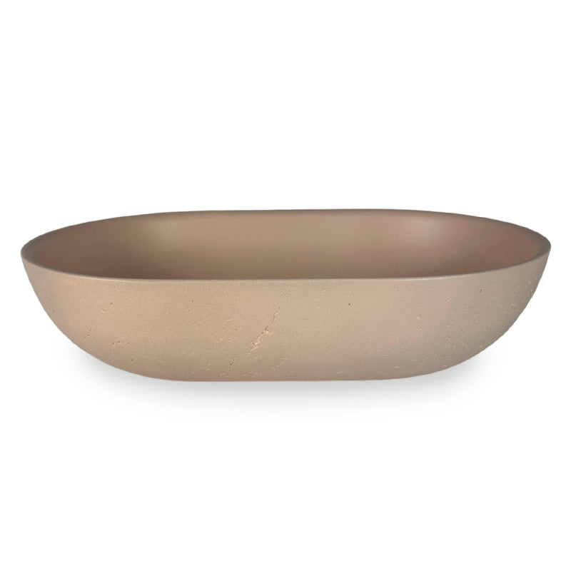 Lavamanos Minimal Pink – Cemento Arena 530 x 350 x 130 mm