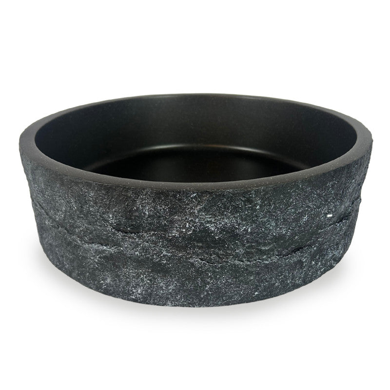 Lavamanos Stone – Cemento Negro 400 x 120 mm