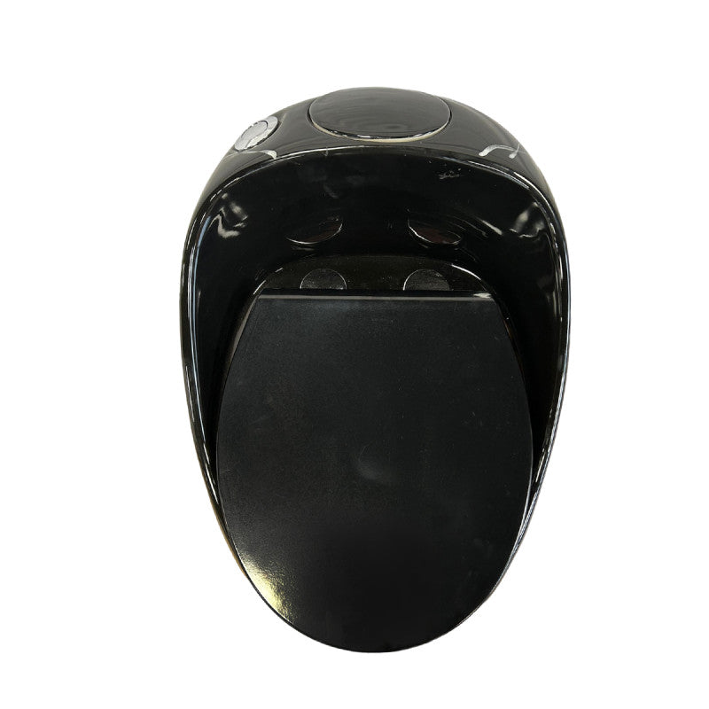 Sanitario One Piece Marmolado Negro – Descarga a Piso
