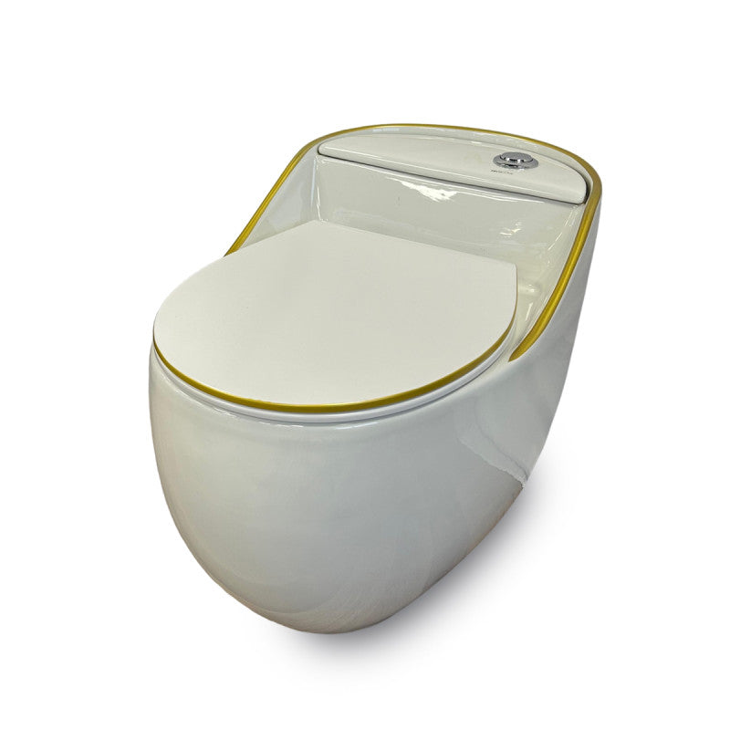 Sanitario One Piece White Gold – Doble Descarga