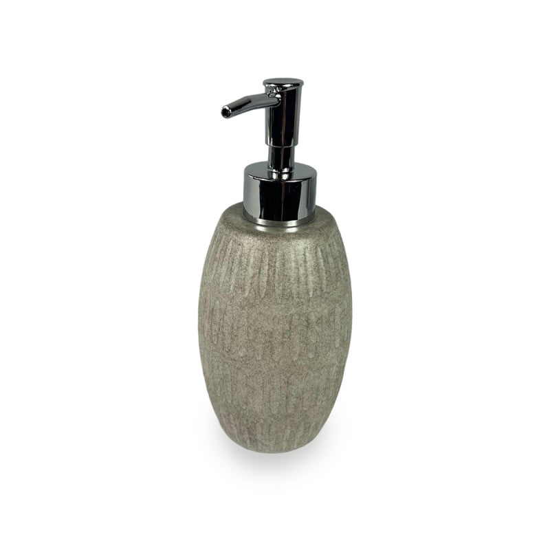Set de Baño Terrazo Light Grey – Resina Símil Piedra Color Negro