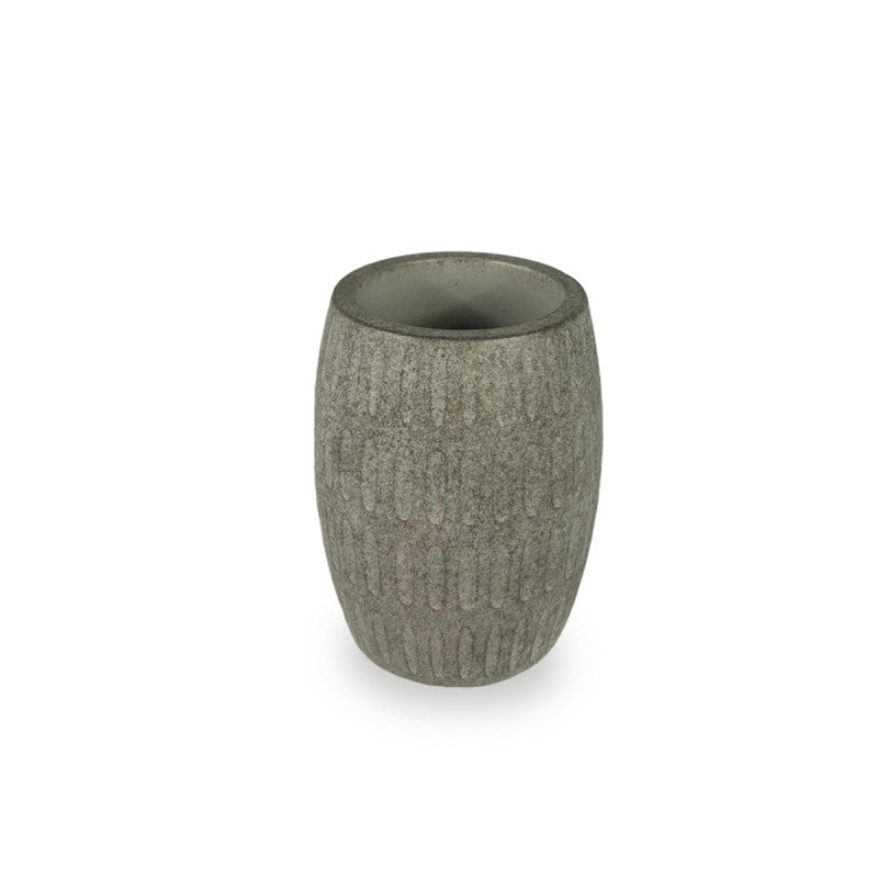 Set de Baño Terrazo Light Grey – Resina Símil Piedra Color Negro