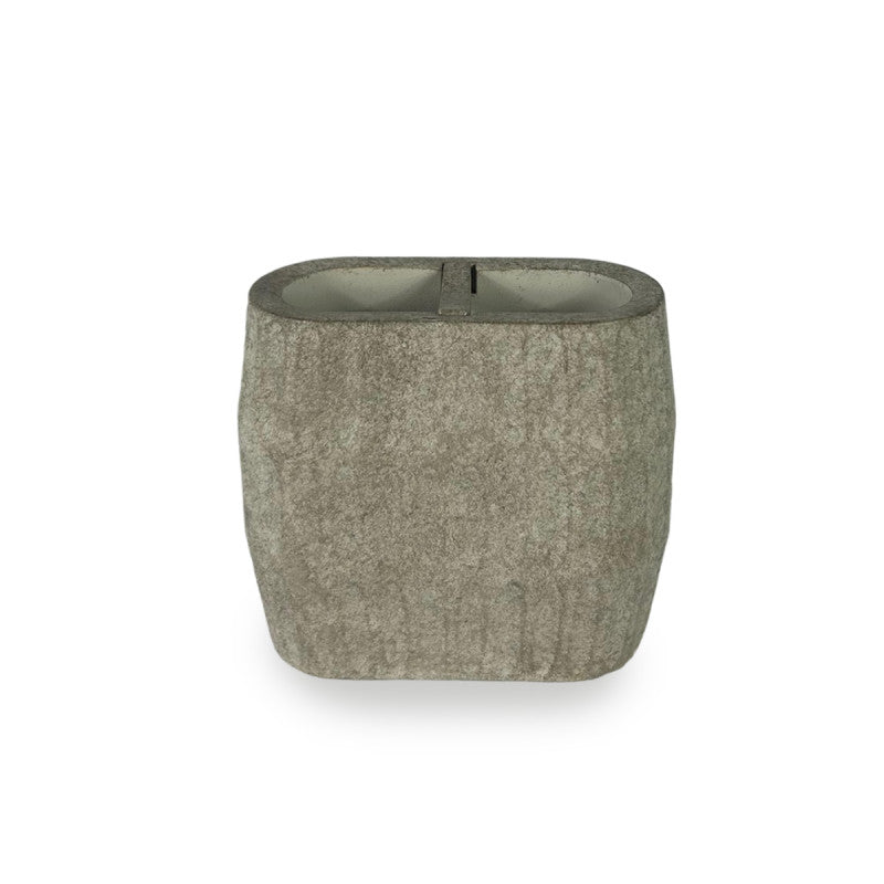 Set de Baño Terrazo Light Grey – Resina Símil Piedra Color Negro