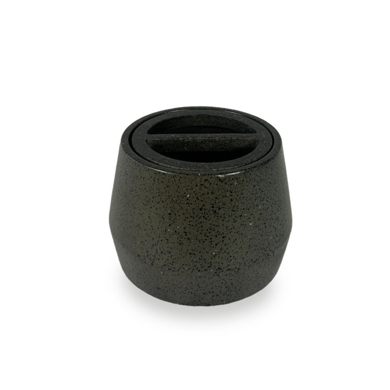 Set de Baño Terrazo Black – Resina Símil Piedra Color Negro