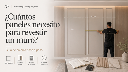 Cálculo de paneles necesarios para revestir un muro
