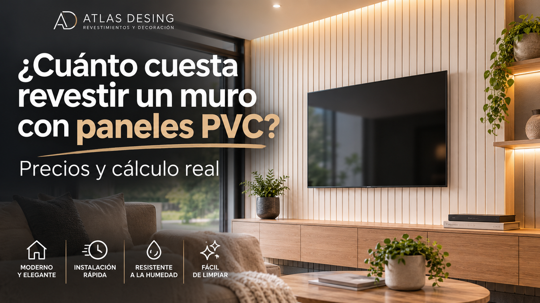 ¿Cuánto cuesta revestir un muro con paneles PVC? Precios y cálculo real