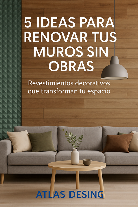 5 Ideas para Renovar tus Muros sin Obras: Revestimientos Decorativos que Transforman tu Espacio