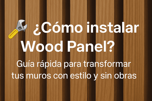 ¿Cómo instalar Wood Panel?