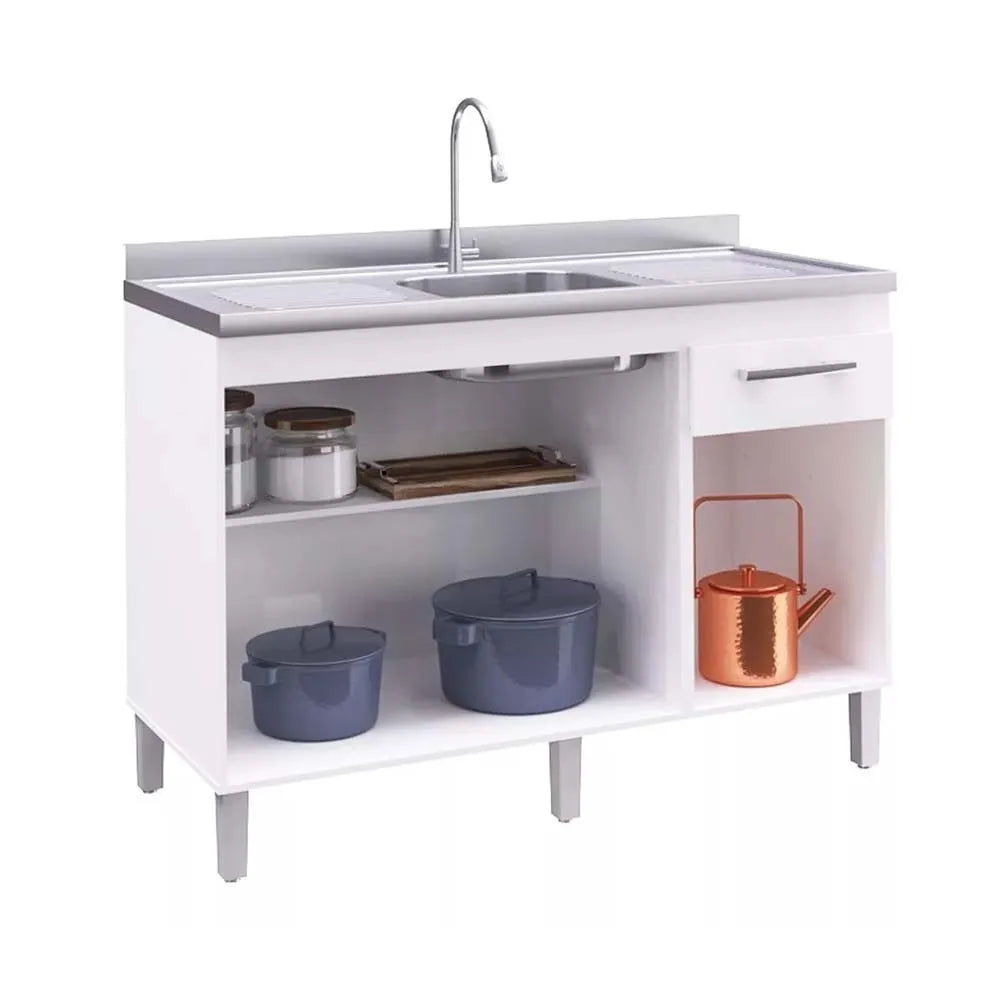 MUEBLE COCINA LAVAPLATOS 3 PUERTAS 1 CAJÓN 9030-13150