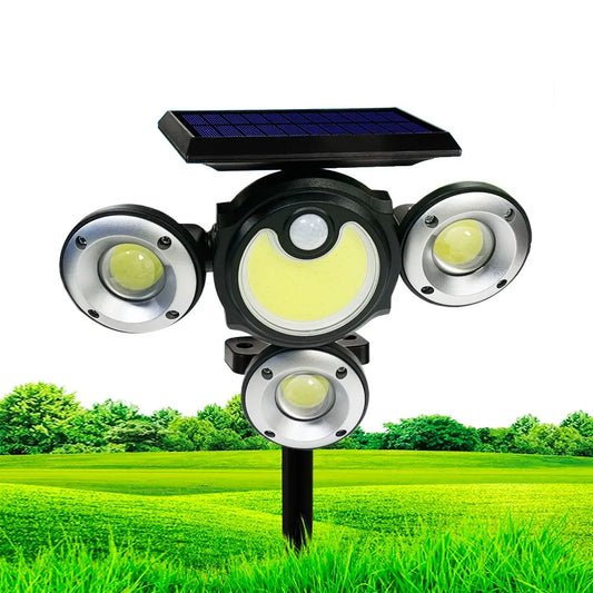 Foco Solar Panel Sensor Movimiento 104 LED