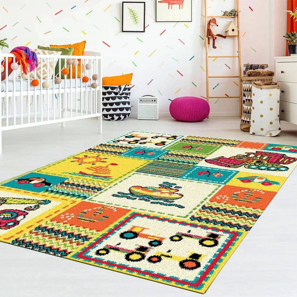 Alfombra Infantil Happy Boy 100x133CM IDETEX