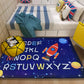 Alfombra Infantil diseño Letras Espacio 160x230CM