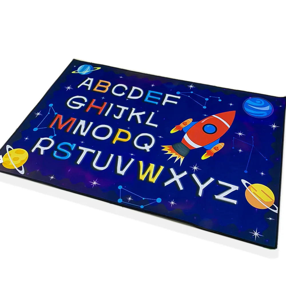 Alfombra Infantil diseño Letras Espacio 160x230CM