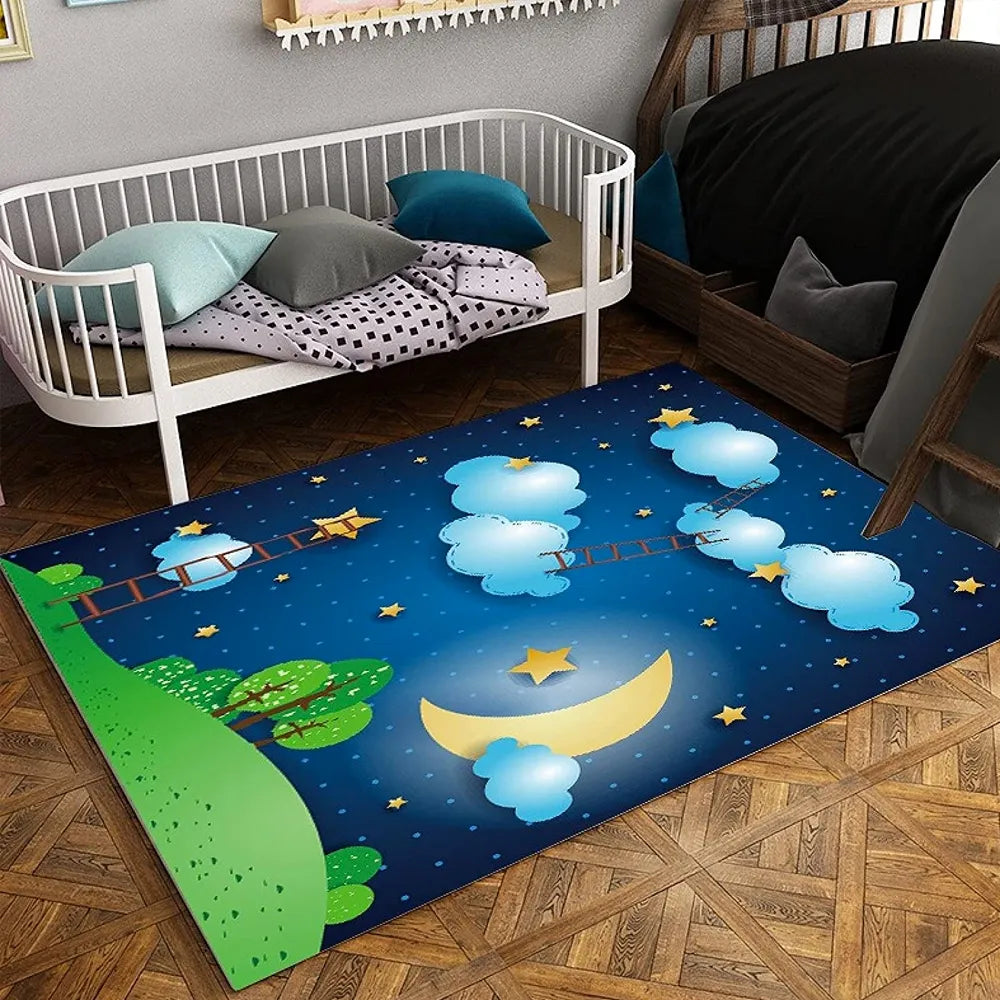 Alfombra Infantil diseño Estrella Escaleras 160x230CM