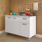 MUEBLE COCINA LAVAPLATOS ATLAS 120CM BLANCO