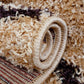 Alfombra Shaggy D7 Beige 133x180CM IDETEX