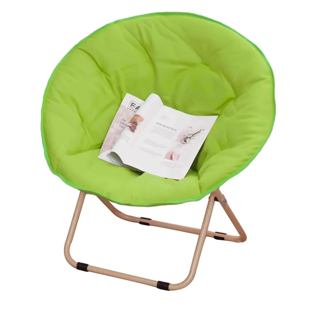 SILLA REDONDA PLEGABLE POLIÉSTER  VERDE