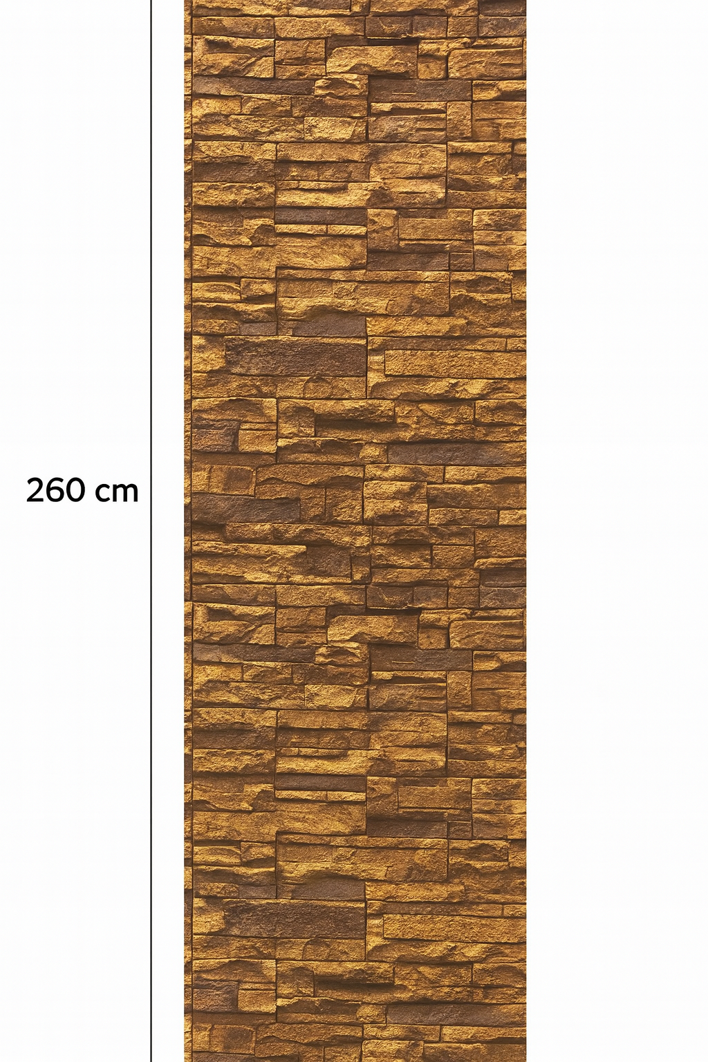 Panel Revestimiento PVC Ambar alveolar 2,6mt