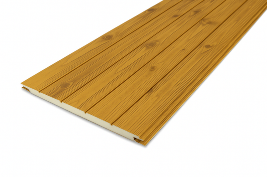 Metal Siding Oregon – Siding Metálico con Poliuretano Imitación Madera
