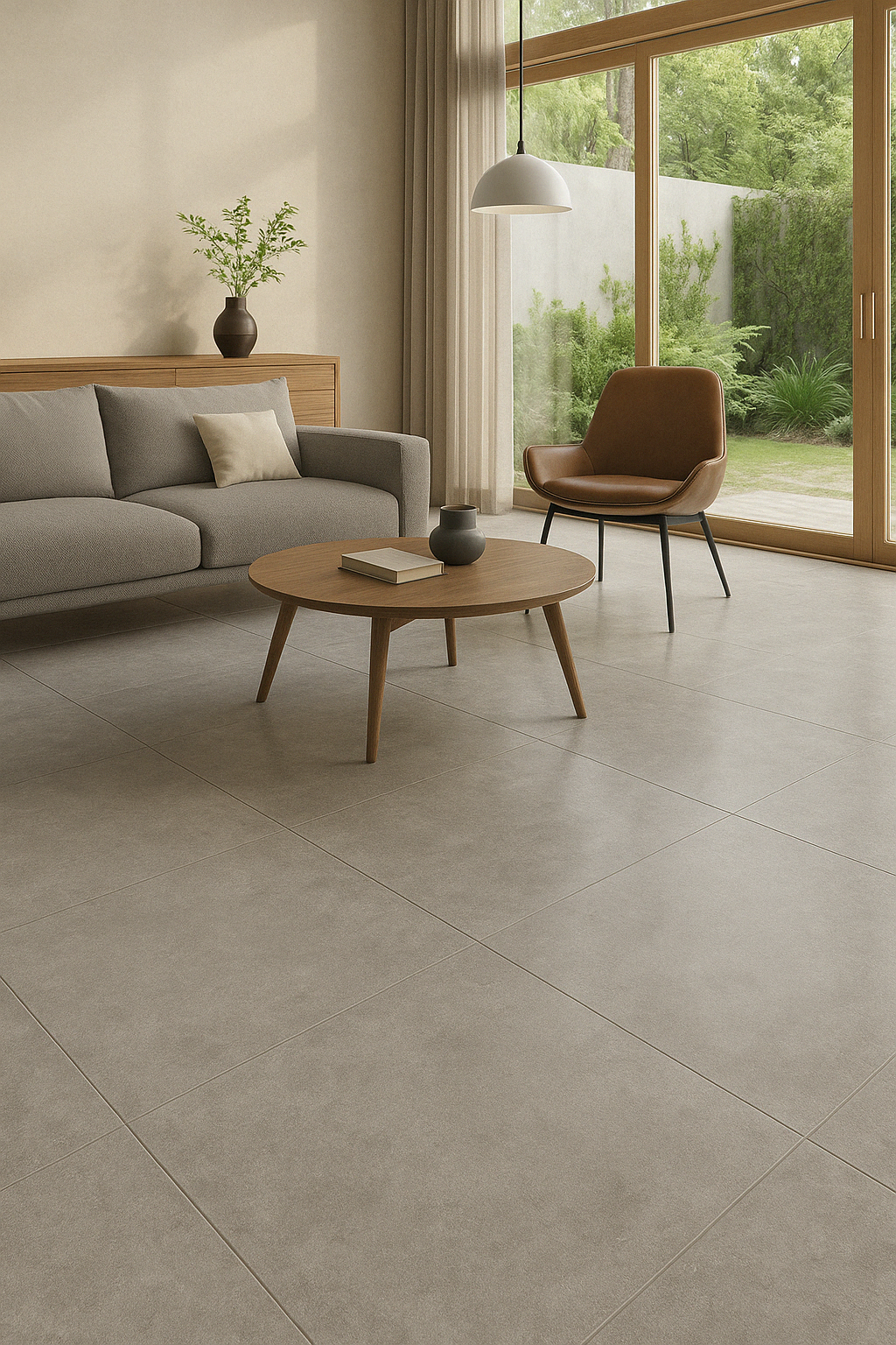 Porcelanato Natural Concret 60x60 cm – Caja de 4 Unidades (1.44 m²)