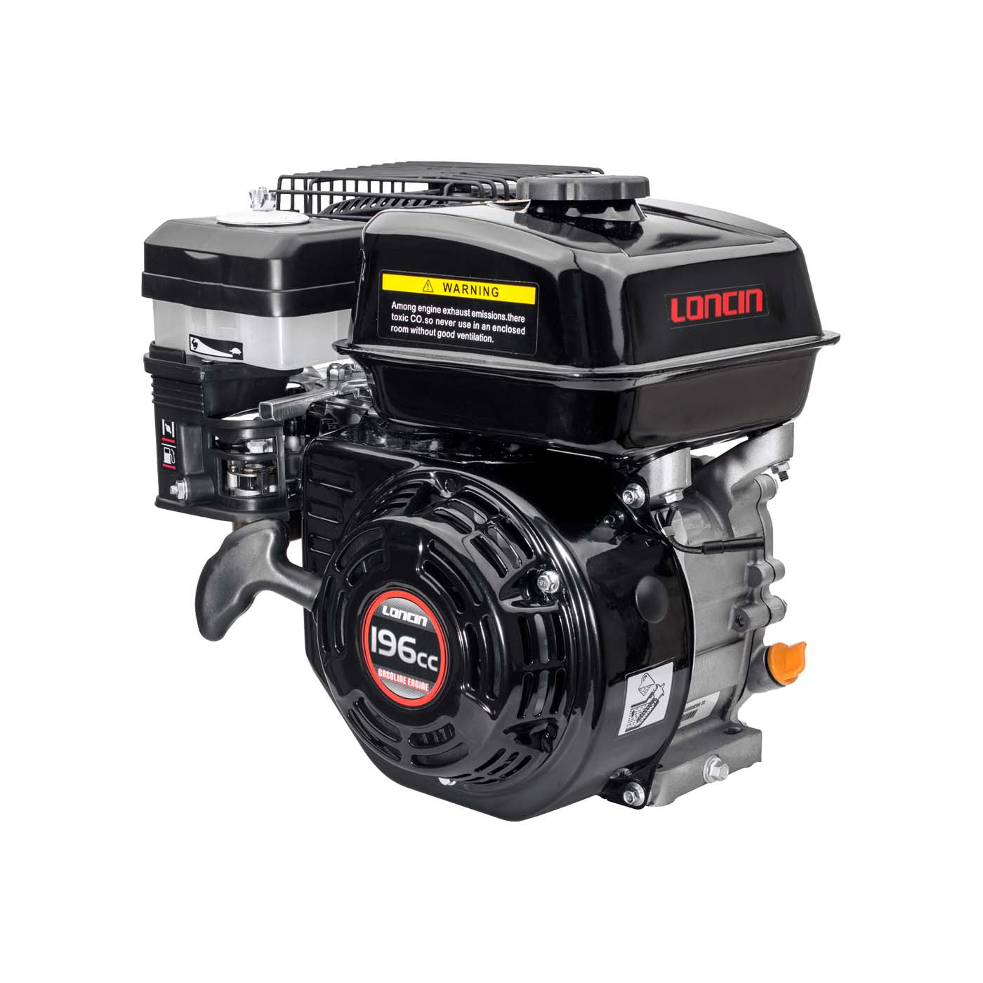 Motor Gasolina LONCIN G200F, 6,5HP 4 tiempos