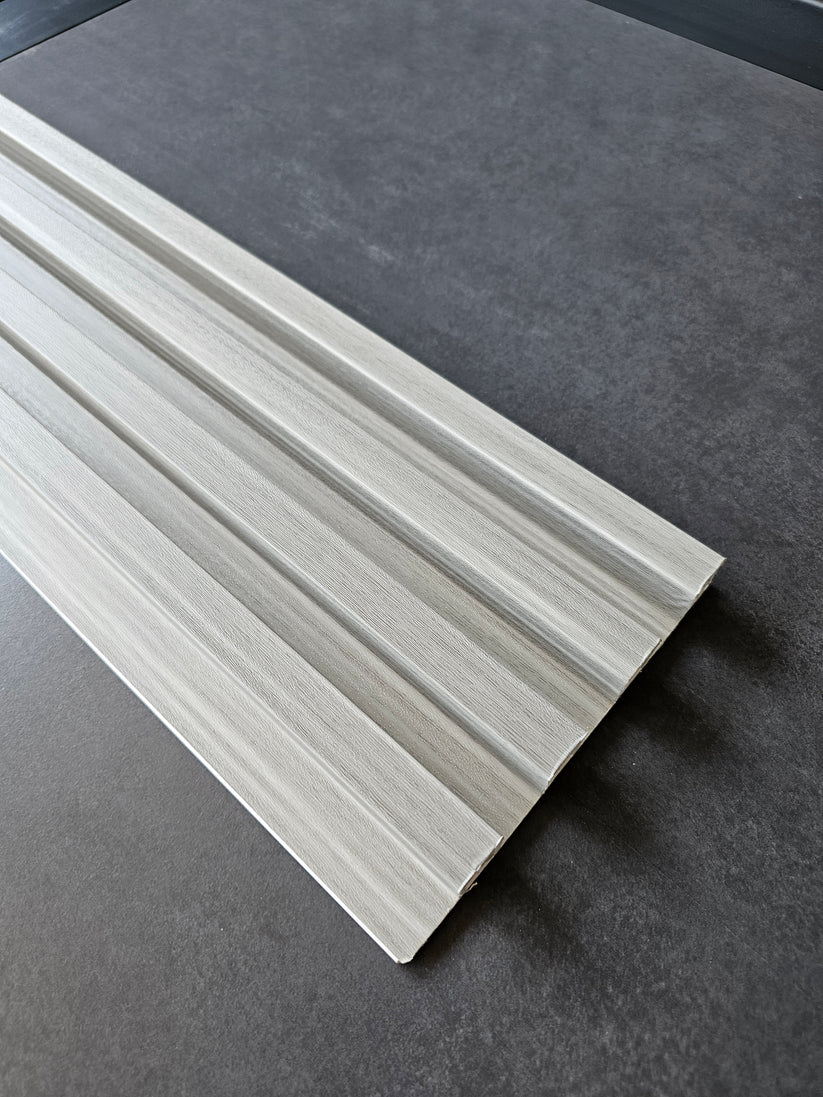 Pack 14 Panel Decorativo PVC Madera Gris IR057