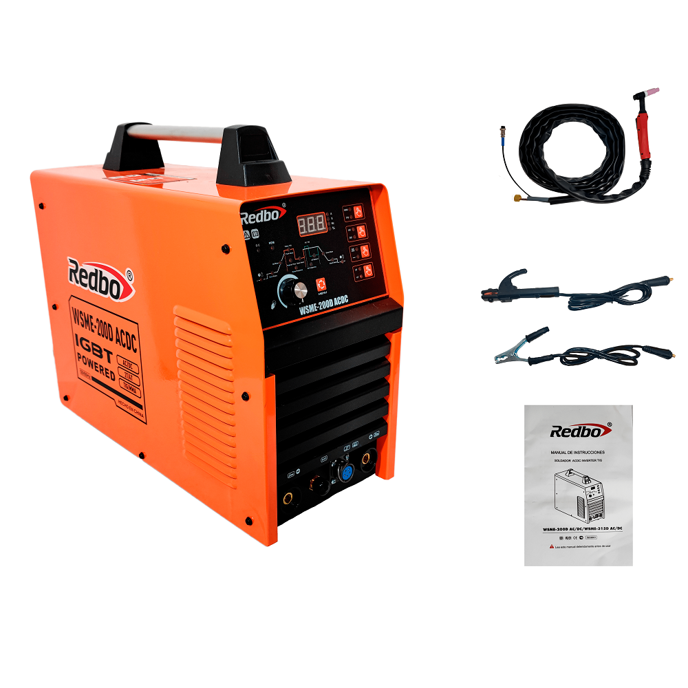 Soldadora REDBO TIG WSME-200D AC/DC