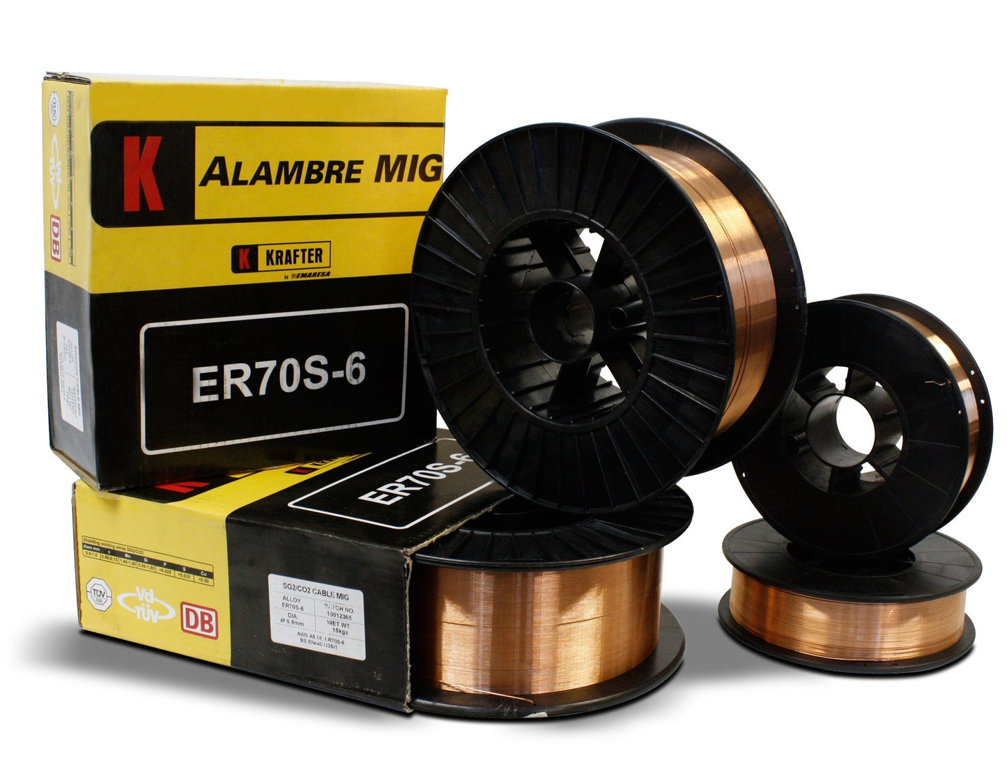 Rollo Alambre MIG ER70S-6 1.0MM X 15KG