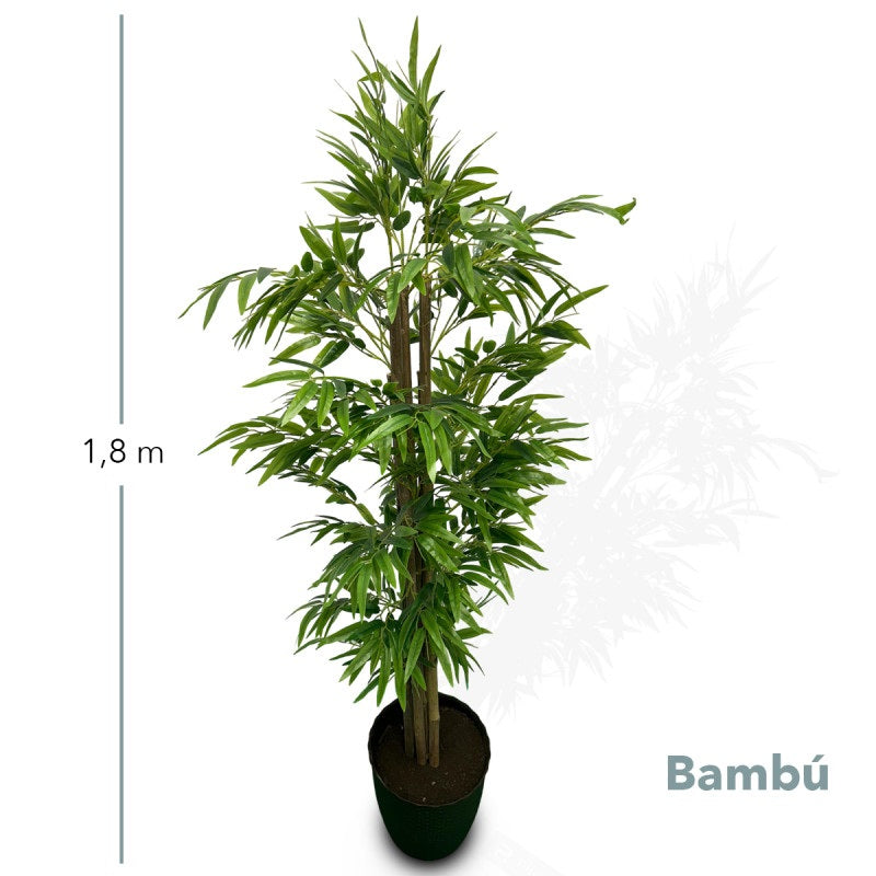 Planta Decorativa Artificial Bambú 1.8mt