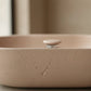 Lavamanos Minimal Pink – Cemento Arena 530 x 350 x 130 mm