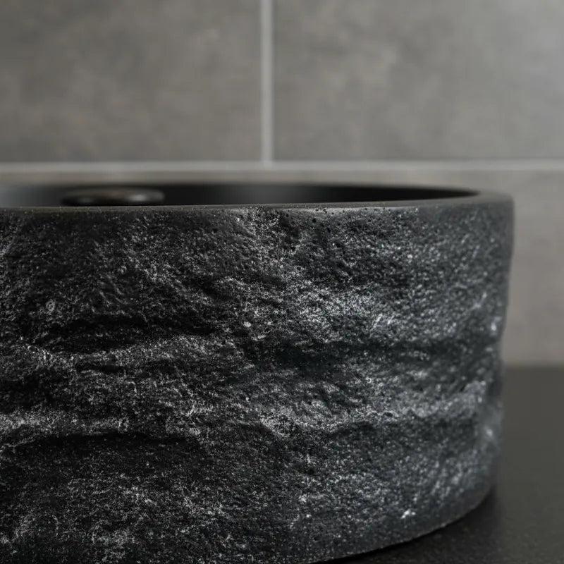 Lavamanos Stone – Cemento Negro