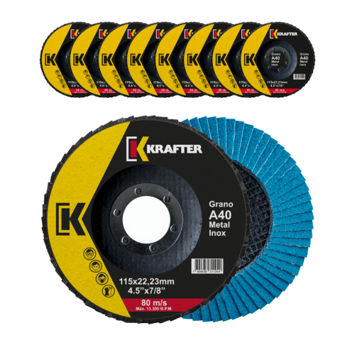 Disco Lamina 4.5" A40 KRAFTER (10unid)