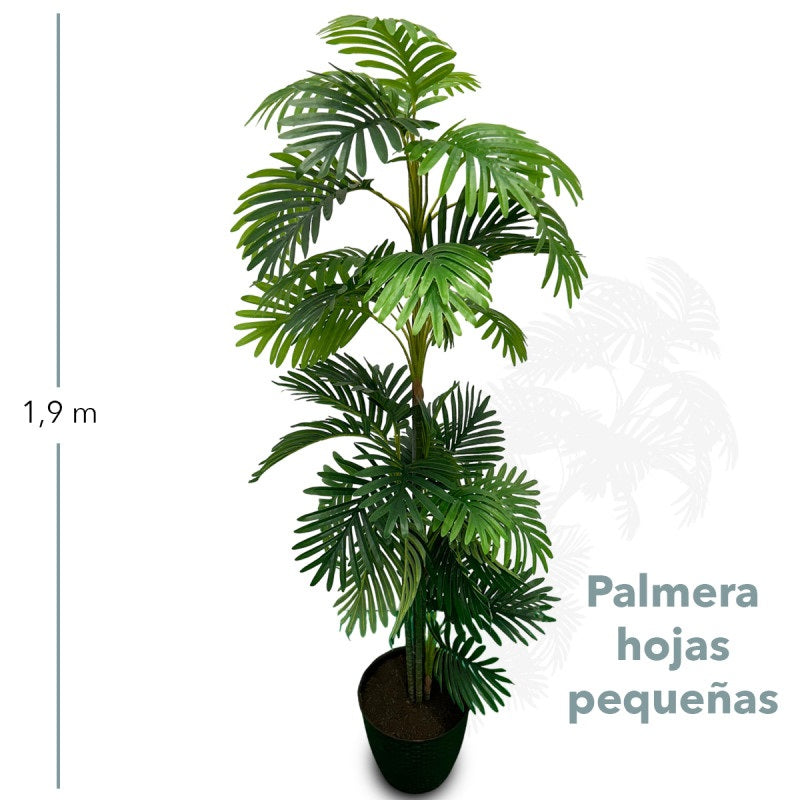 Planta Decorativa Artificial Palmera hojas pequeñas