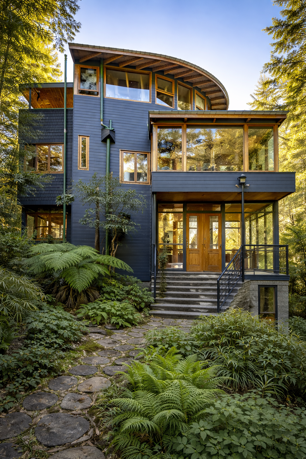 Revestimiento Exterior Metal Siding Pizarra